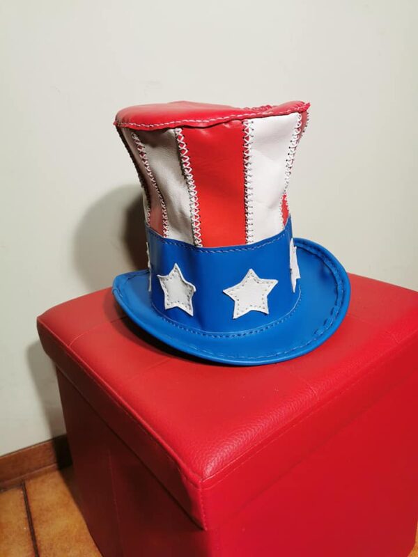 CAPPELLO "AMERICA" IN VERA PELLE - immagine 3
