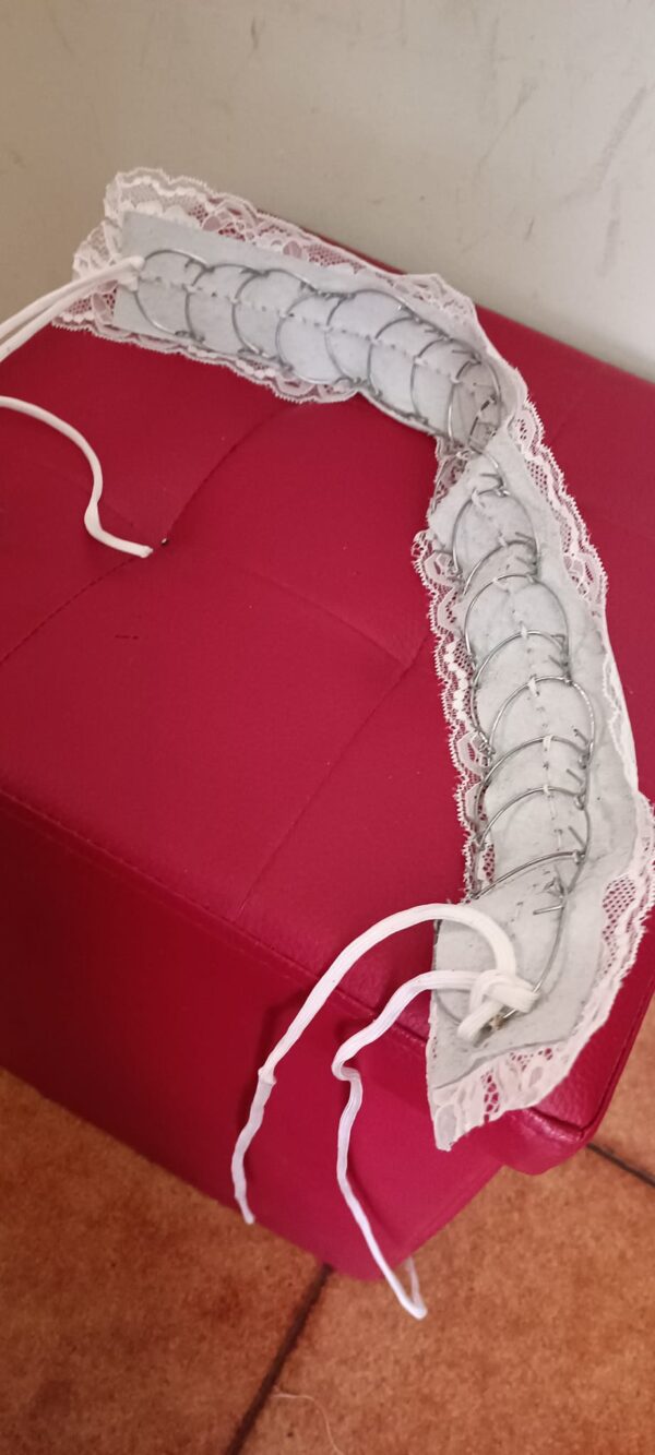 CILICIO CON PIZZO BIANCO - immagine 3