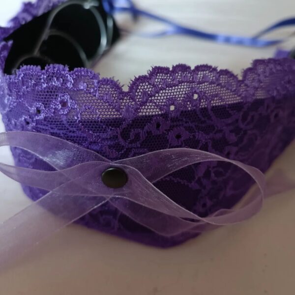 CILICIO CON PIZZO VIOLA - immagine 3