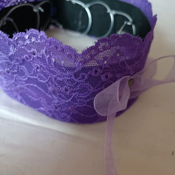 CILICIO CON PIZZO VIOLA - immagine 2