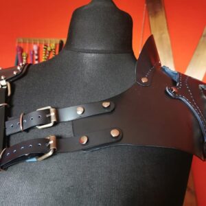 HARNESS GLADIATORE IN VERA PELLE