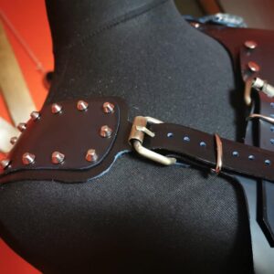 HARNESS GLADIATORE IN VERA PELLE