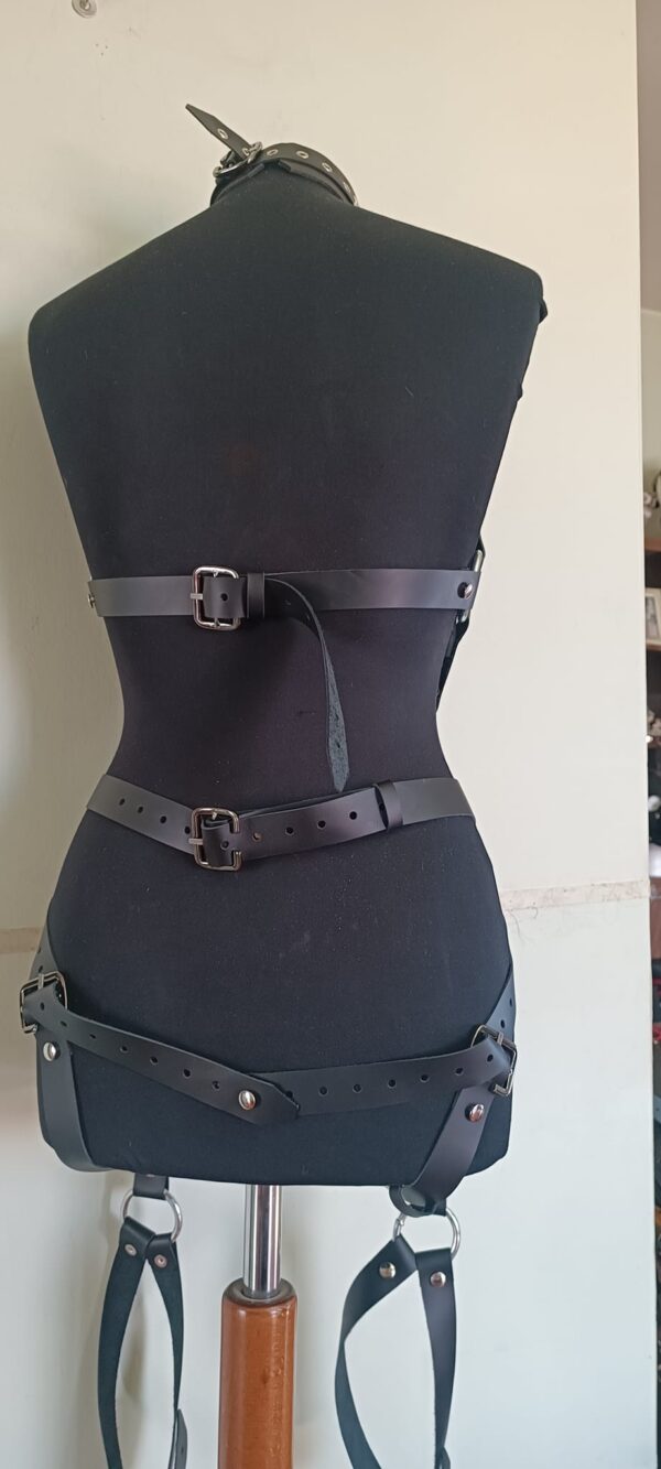 HARNESS DONNA IN VERA PELLE - immagine 5