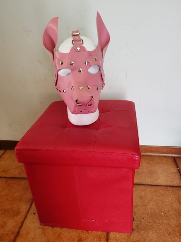 MASCHERA CANE IN VERA PELLE - immagine 6