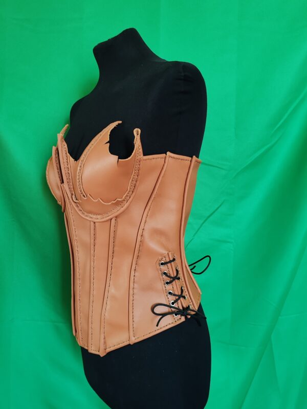 CORSETTO IN VERA PELLE MOD. "DRAGO" - immagine 6