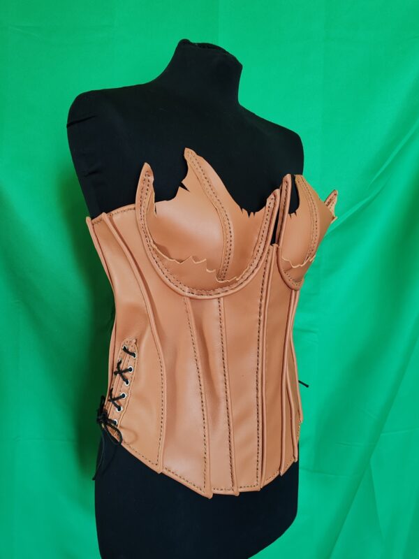 CORSETTO IN VERA PELLE MOD. "DRAGO" - immagine 3