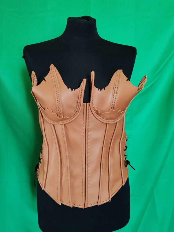 CORSETTO IN VERA PELLE MOD. "DRAGO" - immagine 2