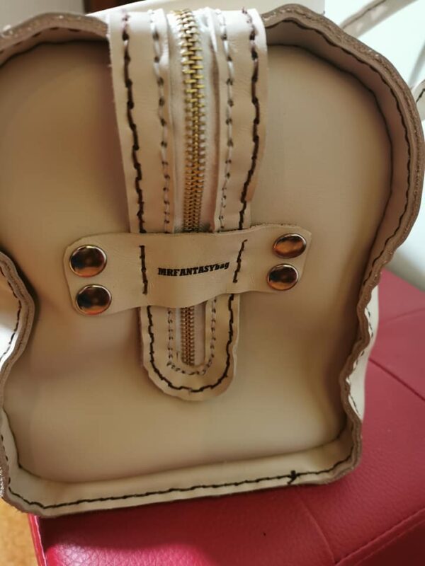 BORSA "ELEGANTE" IN VERA PELLE - immagine 3