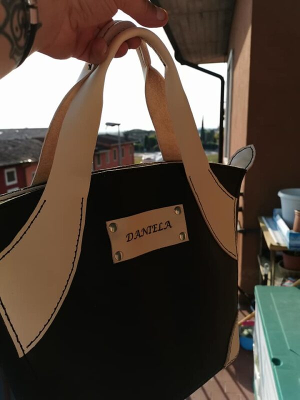 BORSA CLASSICA IN VERA PELLE - immagine 2