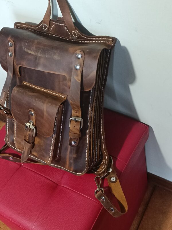 ZAINO IN VERA PELLE ITALIANA